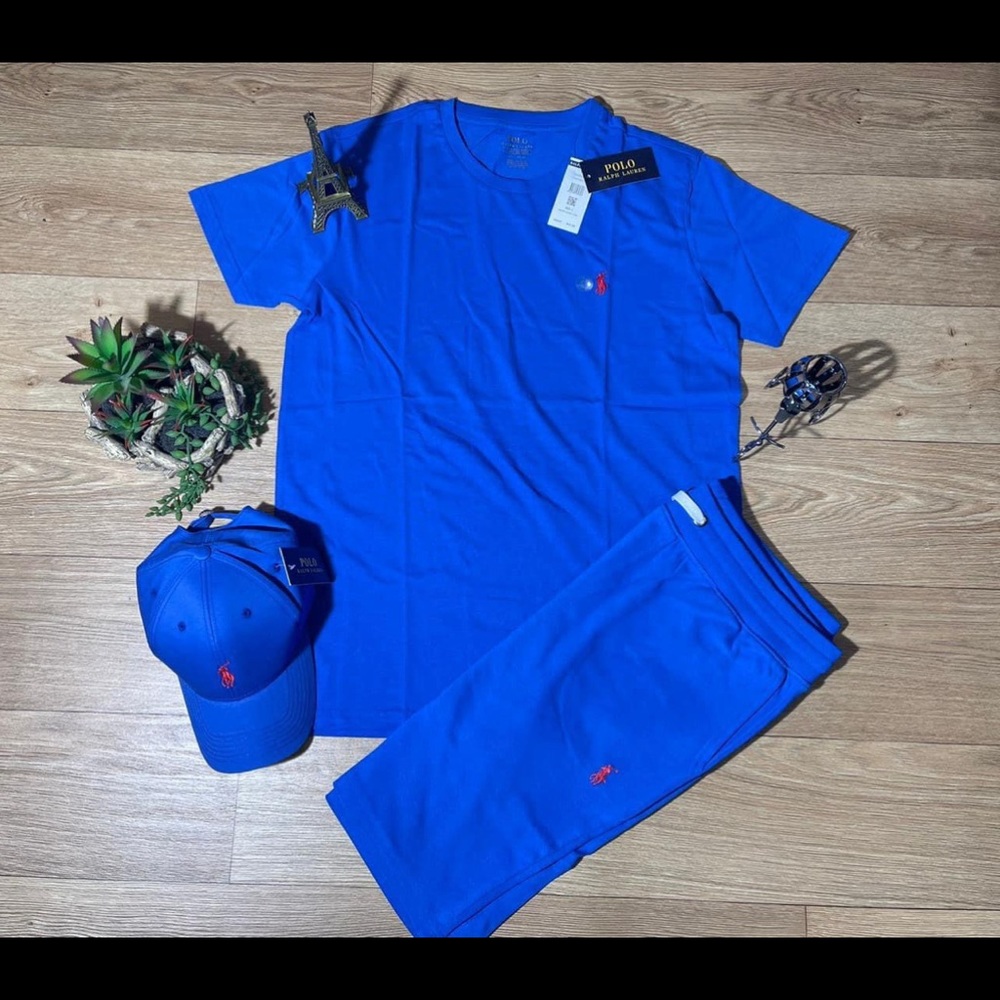 Royal Blue Ralph Lauren Polo Short Set